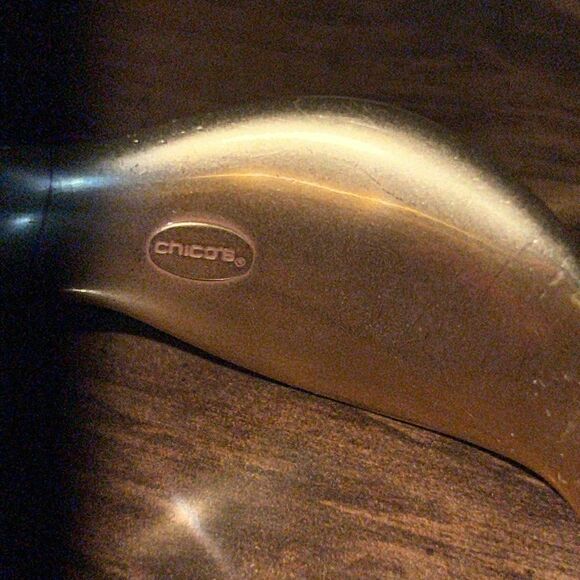 Chico's Gold-Tone Wave Bracelet - Picture 5 of 6